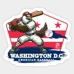 USA - American BASEBALL - Washington - Baseball mascot - Washington baseball Sticker